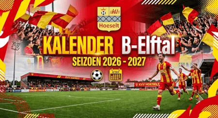 Kalender B-Elftal