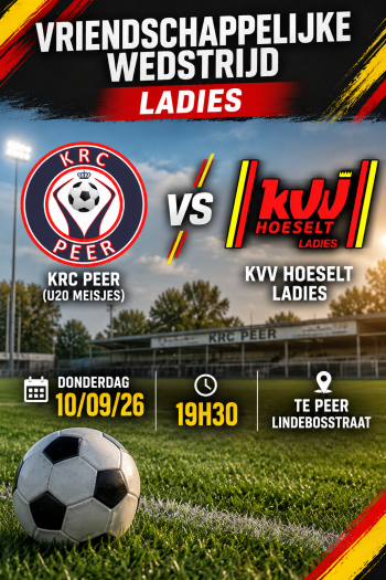Ladies: KRC Peer - Hoeselt Ladies